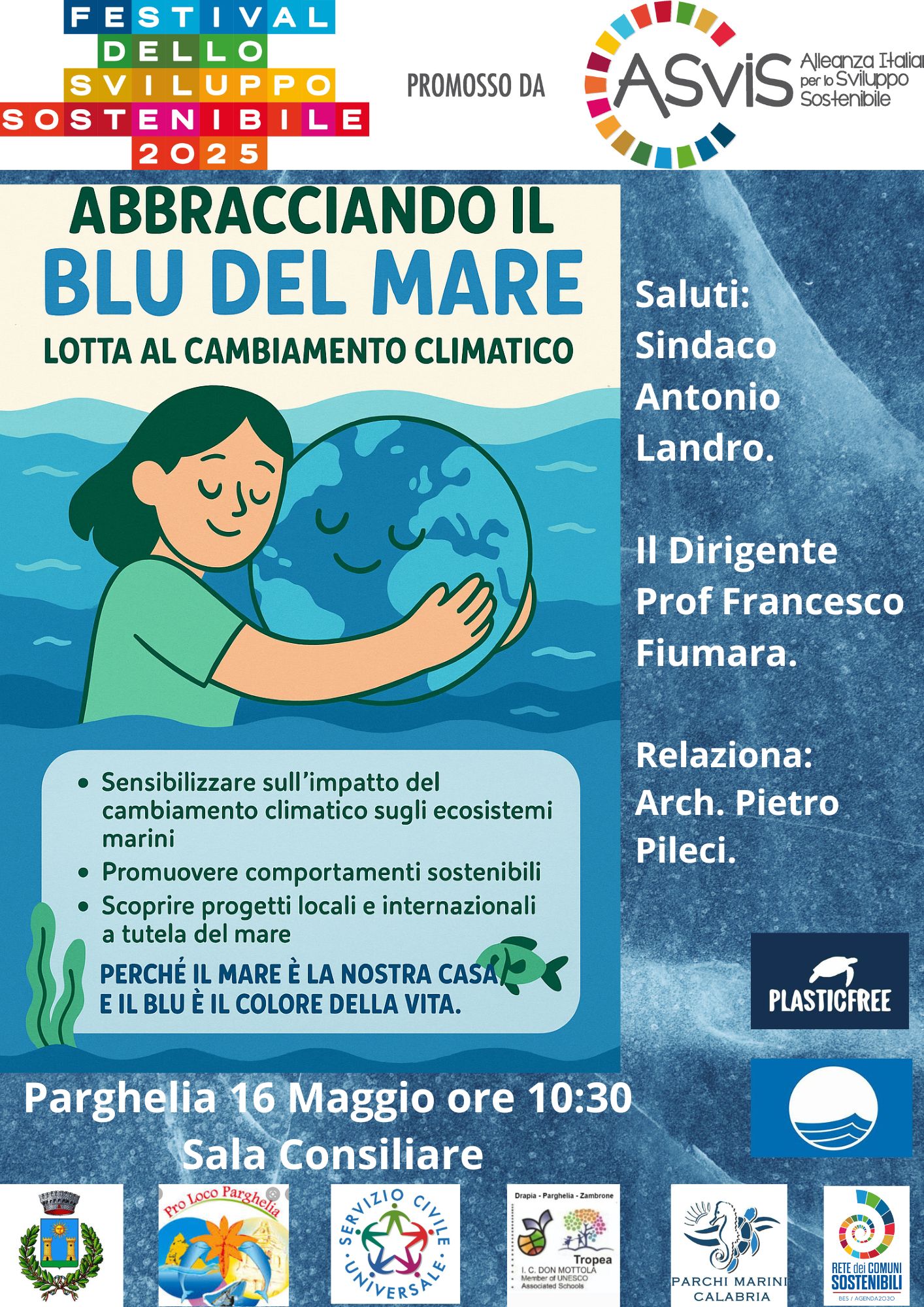 Abbracciando il blu del Mare